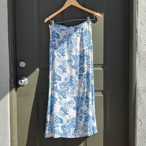 Reformation midi skirt